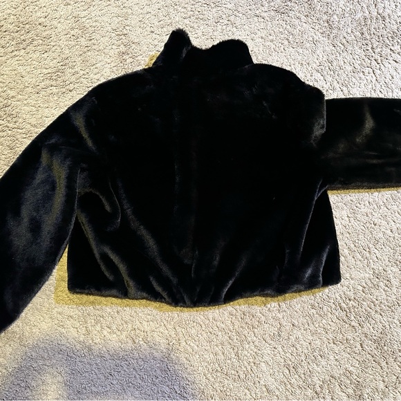 Wild Fable Black faux fur jacket - Picture 2 of 3
